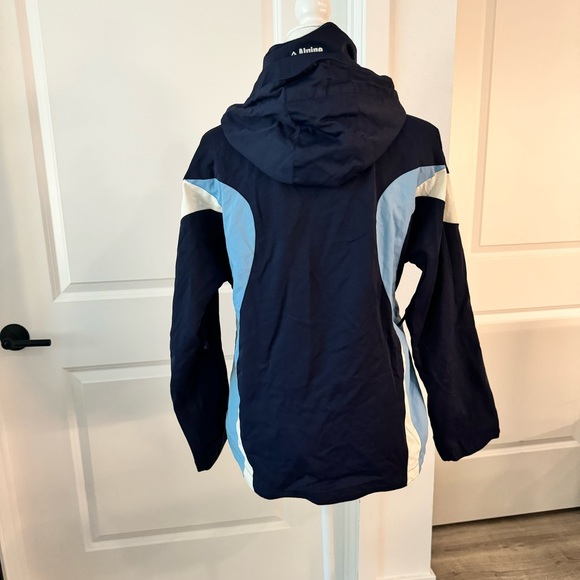 Vintage Authentic Alpine Design Navy and Light blue women’s Jacket - Picture 4 of 11